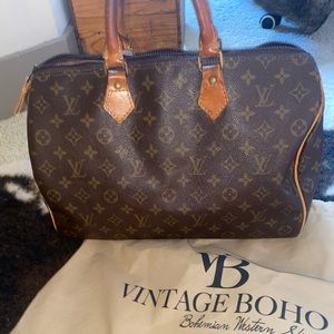 Louis Vuitton speedy bought from vintage Boho
